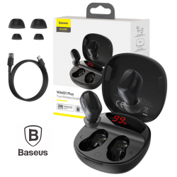 Baseus NGWM010001 Bluetooth επαναφορτιζόμενα ακουστικά ποιότητας